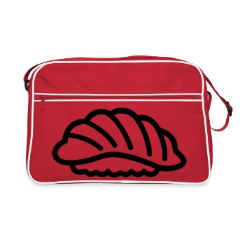Sushi - Retro Tasche - Rot/Weiß - Vorne