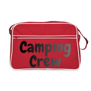 Équipe de camping - Sac Retro - rouge/blanc - Devant