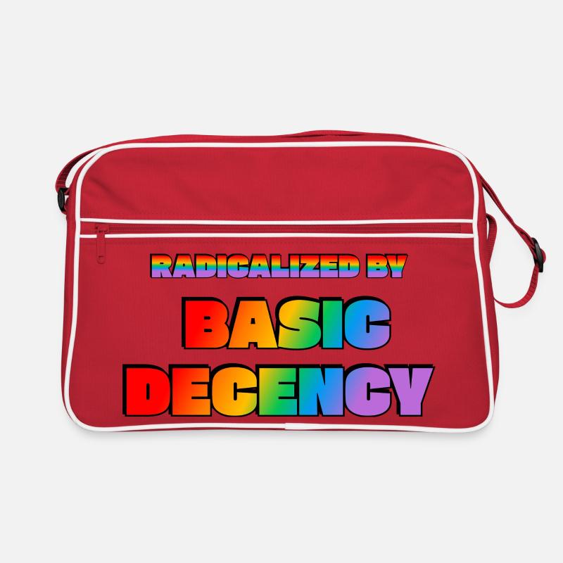 Radicalisés par la décence élémentaire Sac Retro