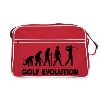 Golf Evolution - Retro Bag - red/white - Front