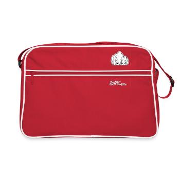 Begging vampire - Retro Bag - red/white - Front
