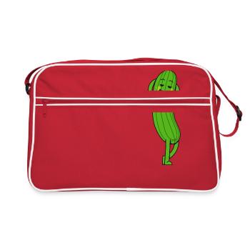 Cucumber - Retro Bag - red/white - Front