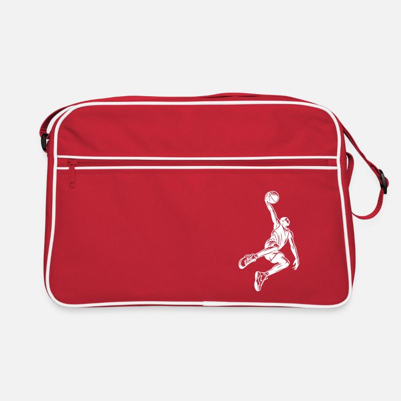 Basketball Dunking Retro Tasche