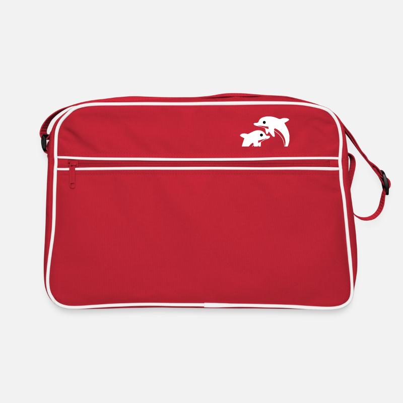 Dolphin dolphins Retro Bag