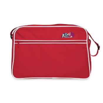 Best Friends Forever - Sac Retro - rouge/blanc - Devant