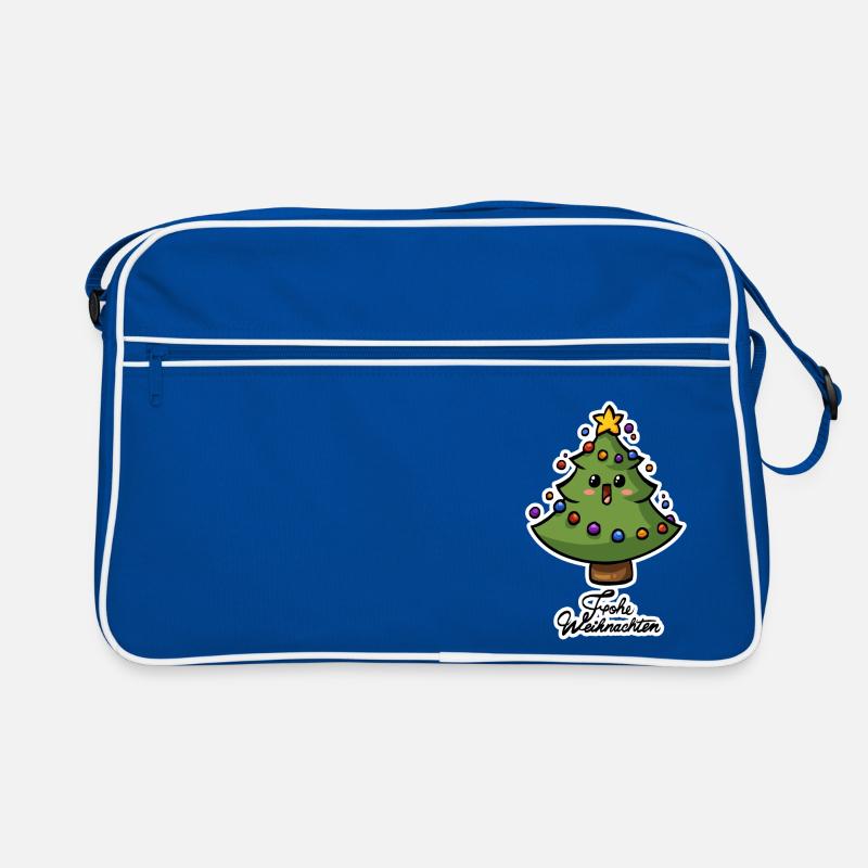 Weihnachtsbaum Retro Tasche