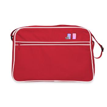 Unicorn Letter U - Retro Bag - red/white - Front