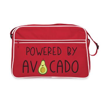 Propulsé par Avocado - Sac Retro - rouge/blanc - Devant