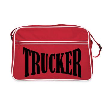 Chemise de camionneur - Sac Retro - rouge/blanc - Devant