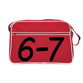 67 - Retro Bag - red/white - Front