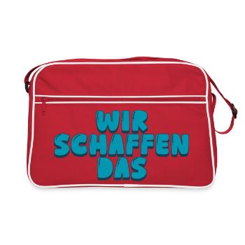 We can do it - Retro Bag - red/white - Front