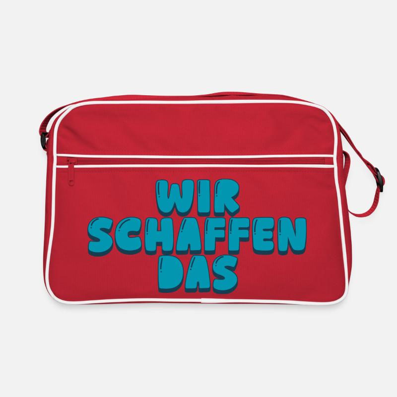 Wir schaffen das Retro Tasche
