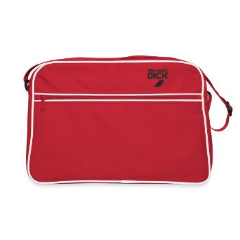 With great dick comes great responsibility - Retro Bag - red/white - Front