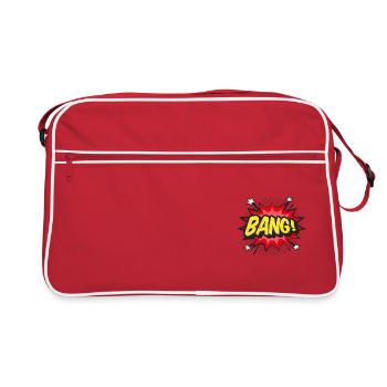 COMIC COMICSTYLE CARTOON BANG COMICS STYLE MOTIFS - Sac Retro - rouge/blanc - Devant