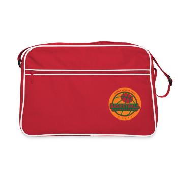 BASKETBALL DUNKING SLAM DUNK TEAM CHAMPION MOTIFS - Sac Retro - rouge/blanc - Devant