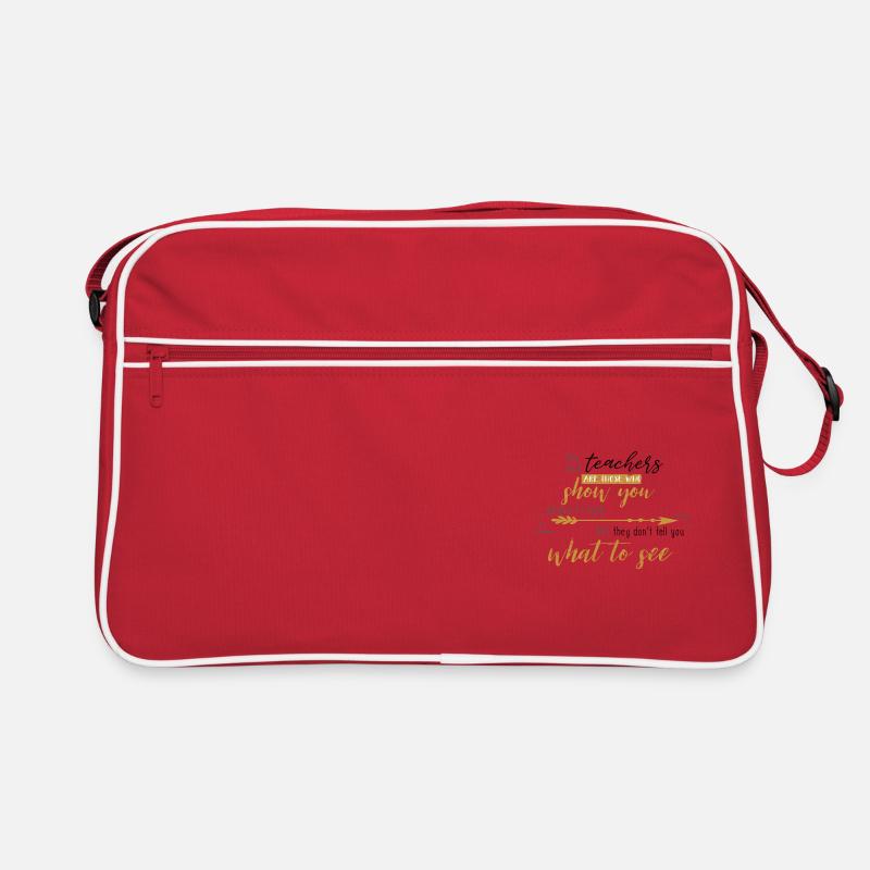 BEST TEACHERS SHOW SAY SEE SAYINGS GIFT Retro Bag
