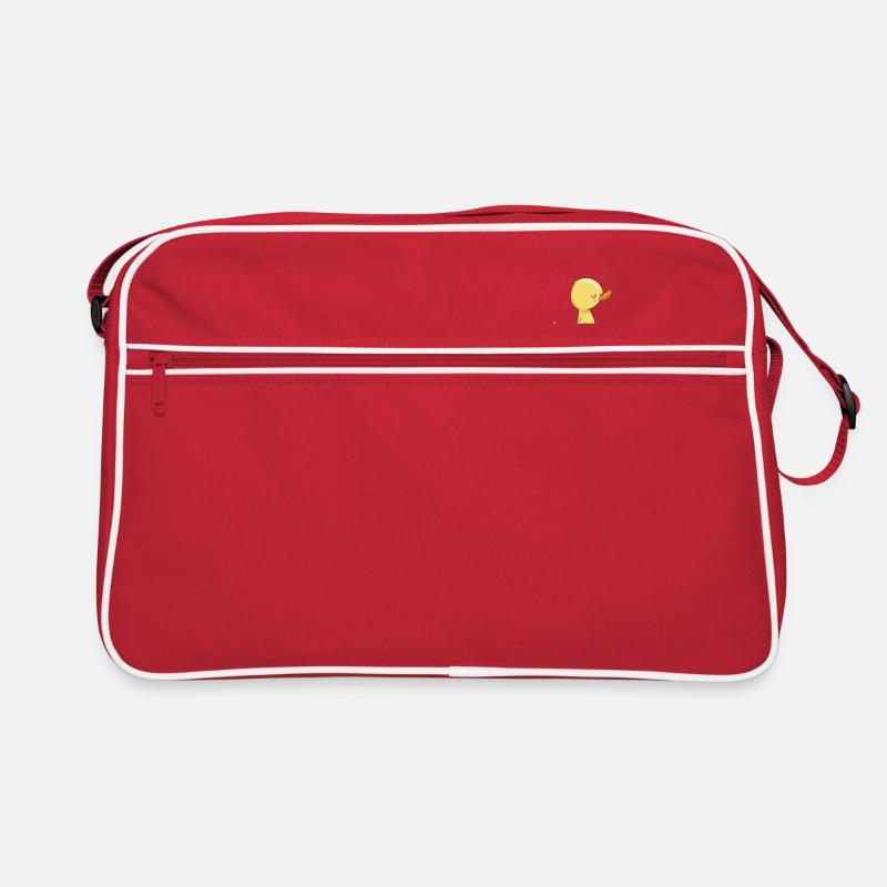 Entchen mit roten Bäkchen Retro Tasche