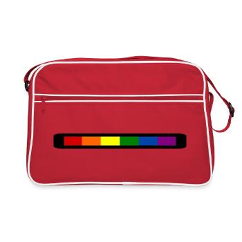 Lgbt - Sac Retro - rouge/blanc - Devant