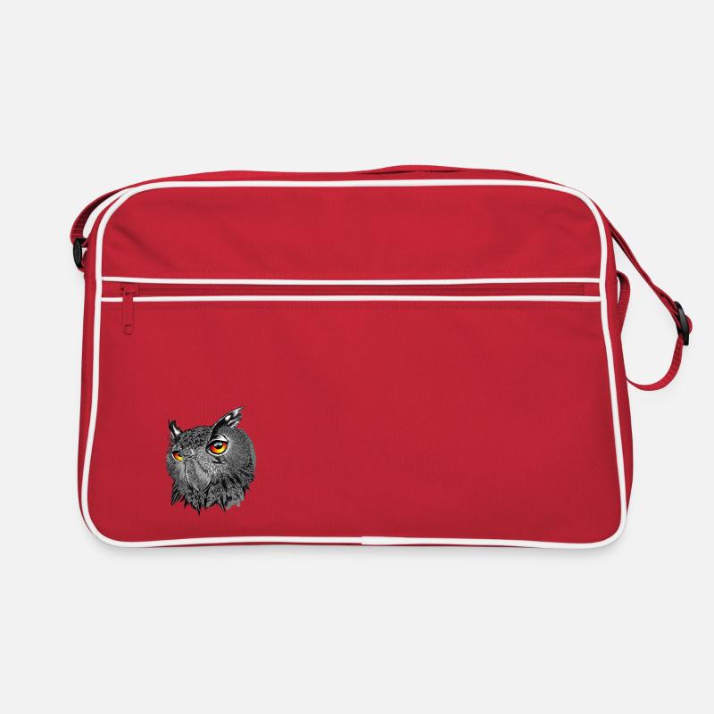 Uhu/Bubo Bubo/Hibou Sac Retro