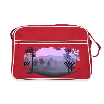 landscape - Retro Bag - red/white - Front