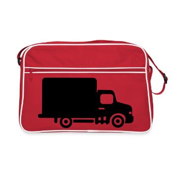 Fourgon transporteur - Sac Retro - rouge/blanc - Devant