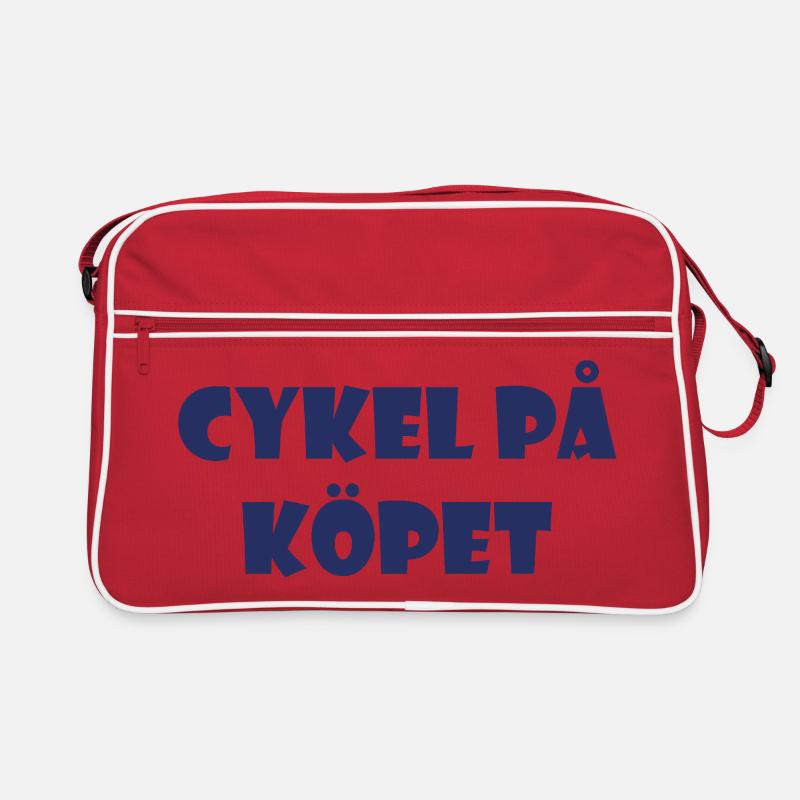 Bicycle in the Bargain – Text Design Retro Bag