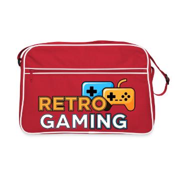 Jeux rétro - Sac Retro - rouge/blanc - Devant