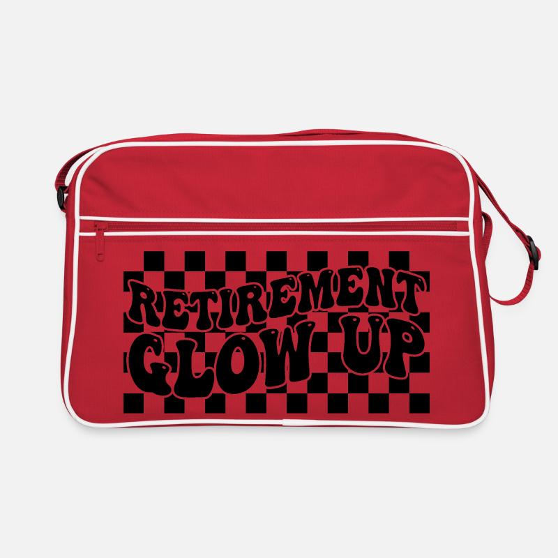 Retirement Glow Up Retraite Retro Damier Sac Retro