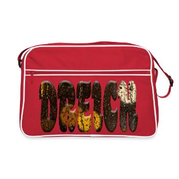 Dreich - Sac Retro - rouge/blanc - Devant