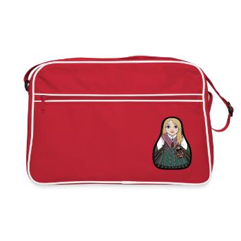 Ilsbostinta - Sac Retro - rouge/blanc - Devant