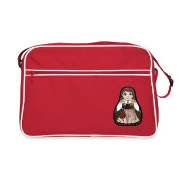 Int le plus élevé - Sac Retro - rouge/blanc - Devant
