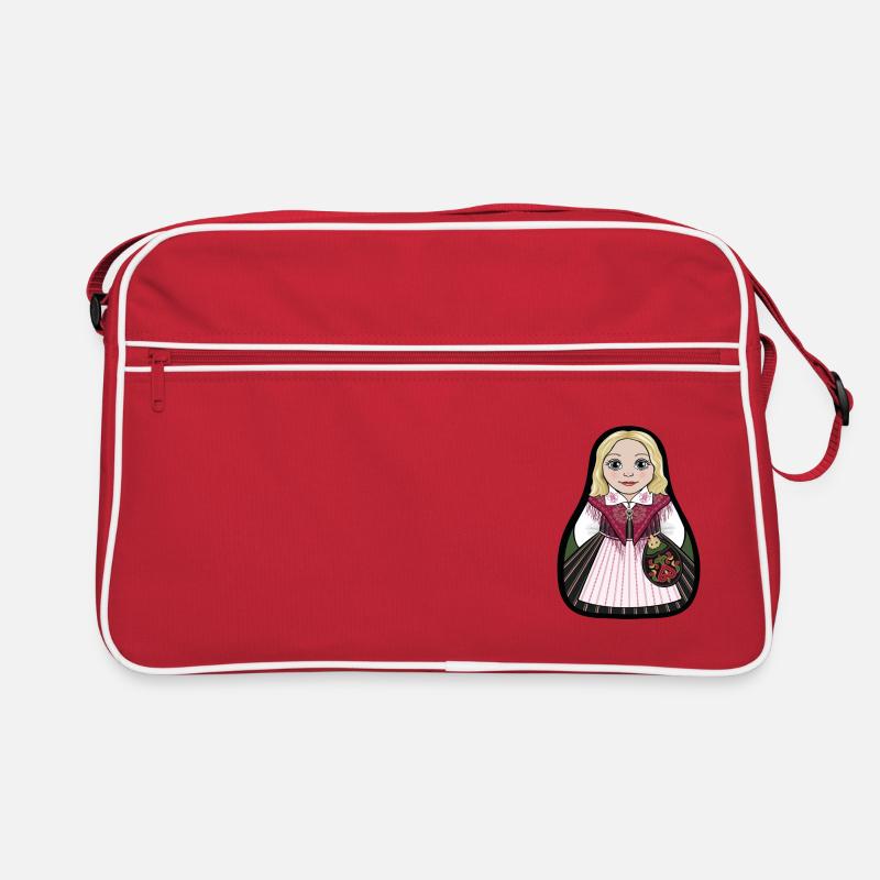 Ockelbostinta - Retro Bag - red/white