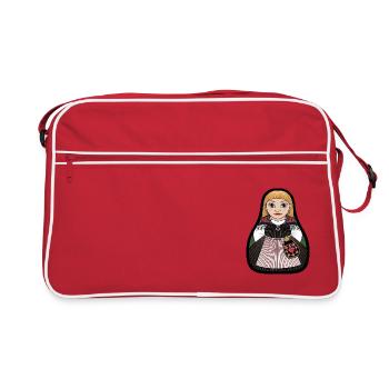 UndersvikStinta - Sac Retro - rouge/blanc - Devant