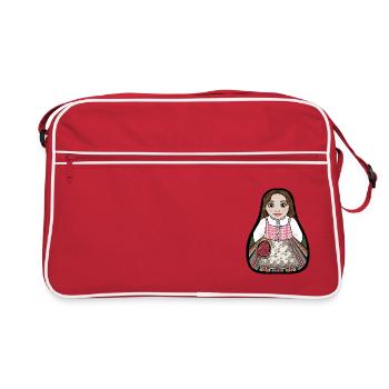 MedelpadStinta - Sac Retro - rouge/blanc - Devant
