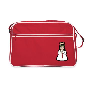 Lucian Mai - Retro Bag - red/white - Front