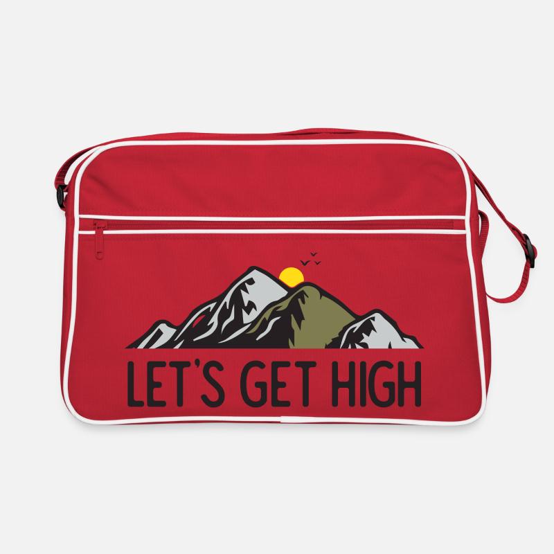 Mountains - Let's Get High Retro Bag