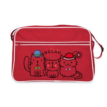 Carnival Helau - Retro Bag - red/white - Front