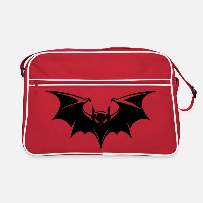 Fledermaus Gothic Logo Retro Tasche