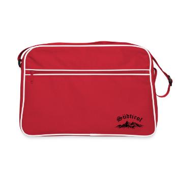 Südtirol - Retro Tasche - Rot/Weiß - Vorne