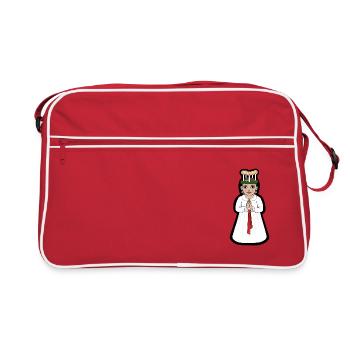 Lucian Fredy - Retro Bag - red/white - Front