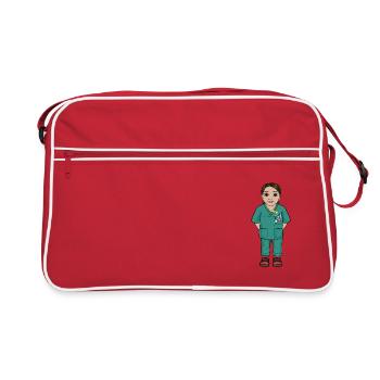 Uskan Leila - Sac Retro - rouge/blanc - Devant