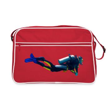 Diver - Retro Bag - red/white - Front