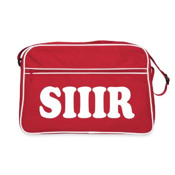 Sir siir siiir - Sac Retro - rouge/blanc - Devant