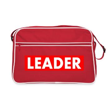 Leader - Sac Retro - rouge/blanc - Devant