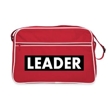Leader - Sac Retro - rouge/blanc - Devant