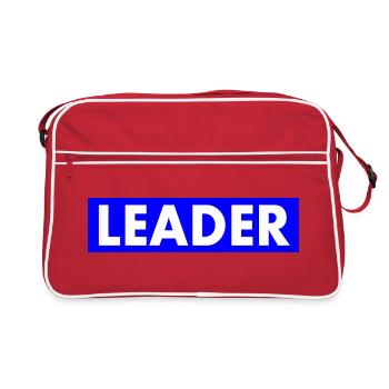 Leader - Sac Retro - rouge/blanc - Devant