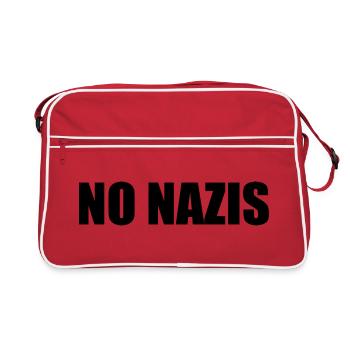 No nazis - Sac Retro - rouge/blanc - Devant