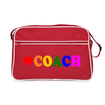 Coach - Sac Retro - rouge/blanc - Devant
