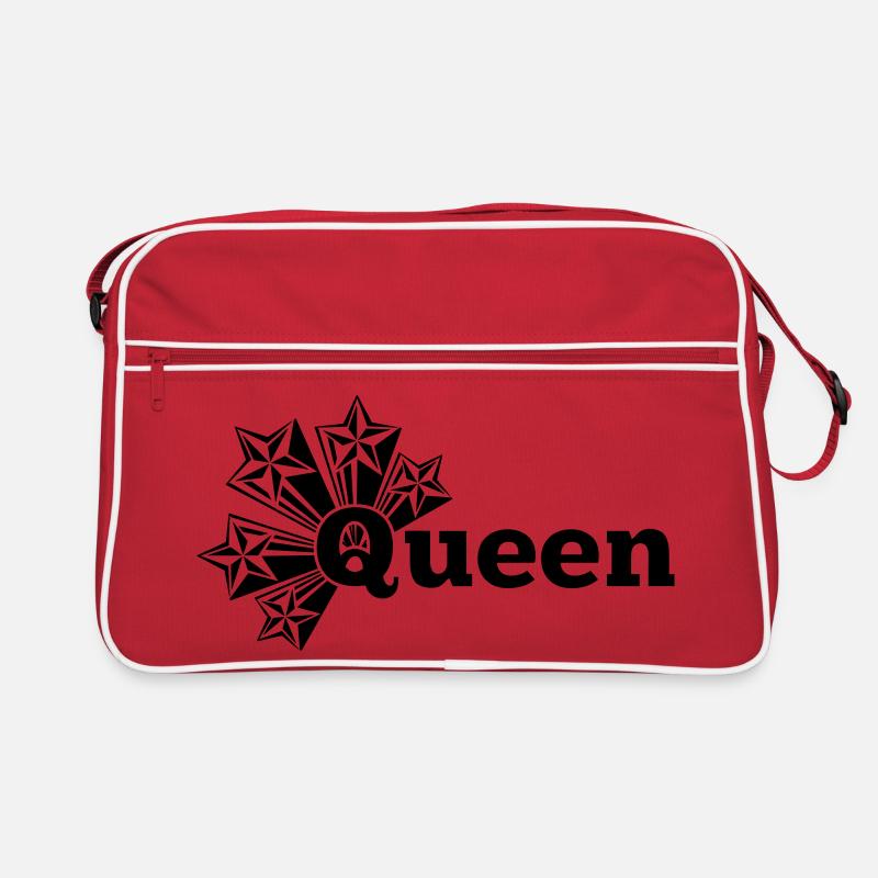 Queen transparent with stars Retro Bag
