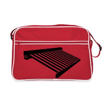 Sonnenschutz Sonnendächer - Retro Tasche - Rot/Weiß - Vorne